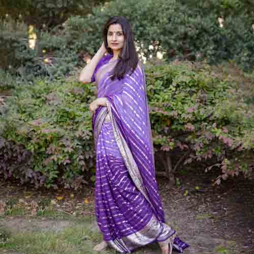 Viscose Georgette Saree